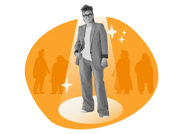 business-attire, spotlight-on-subject
