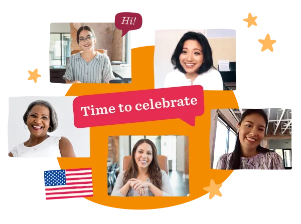 celebration, diverse_women_in_video_calls