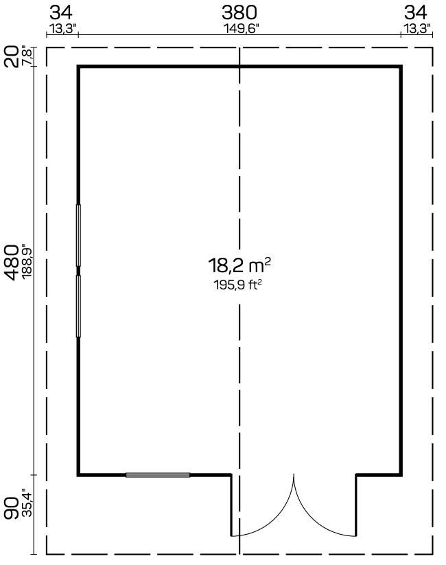 blueprint Elo 2 Garden Houses