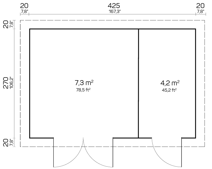 blueprint Georgia B Garden Houses