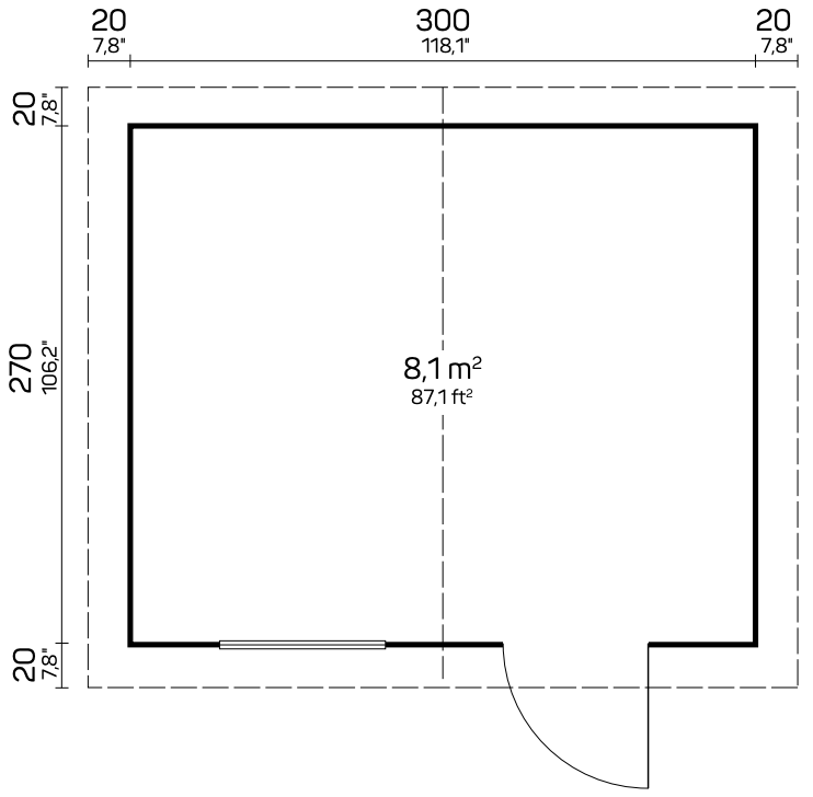 blueprint Cartina B Garden Houses