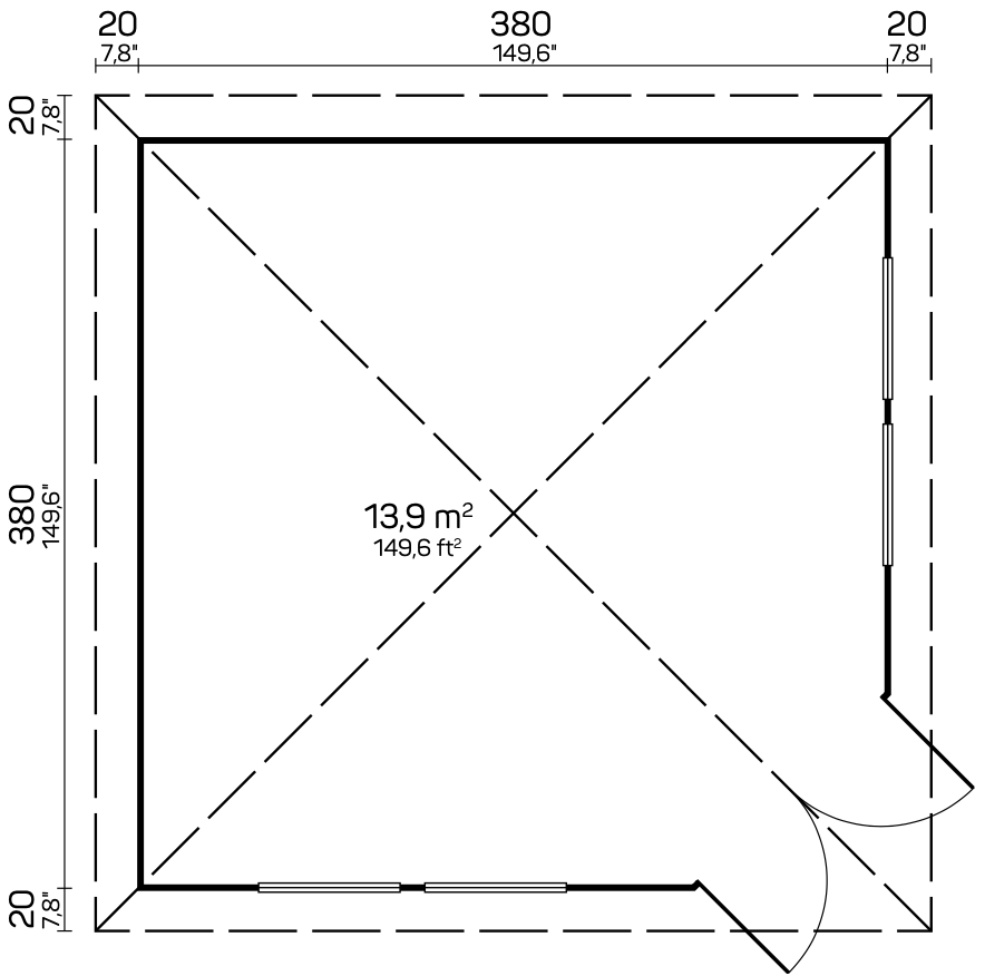 blueprint Vicky C Garden Houses