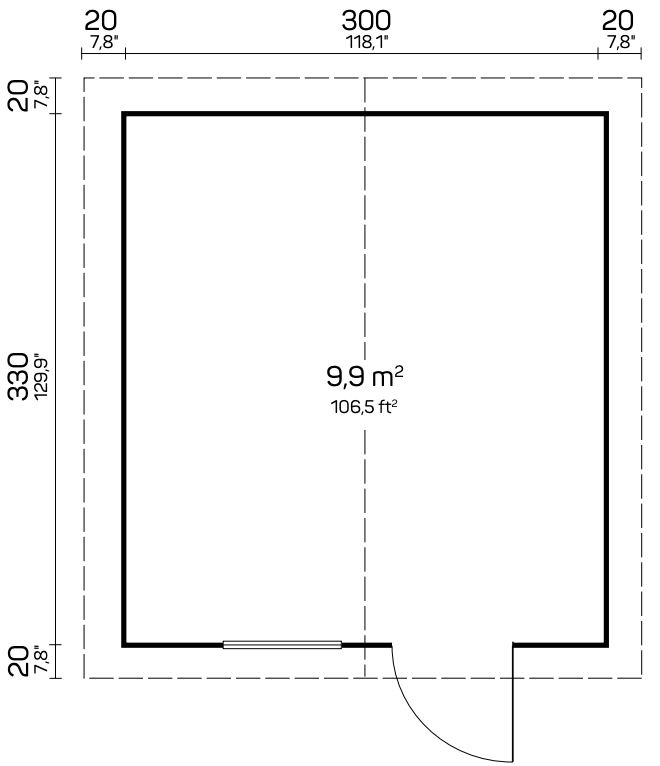 blueprint Cartina C Garden Houses