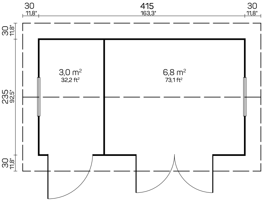 blueprint Catherin Garden Houses