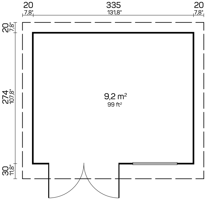 blueprint Nevo Garden Houses