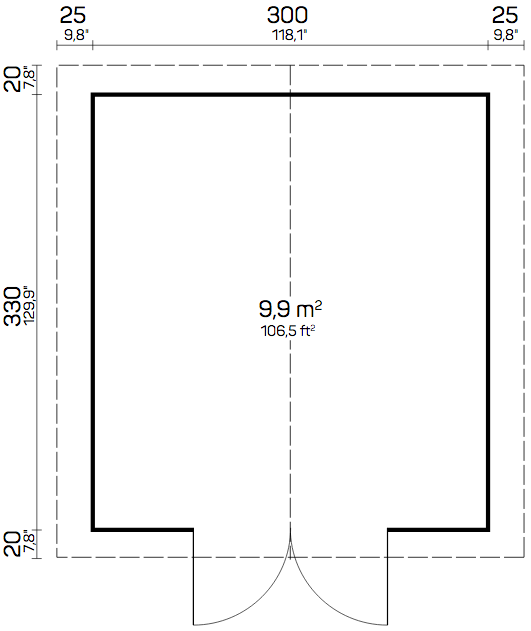 blueprint Brit 3 Garden Houses