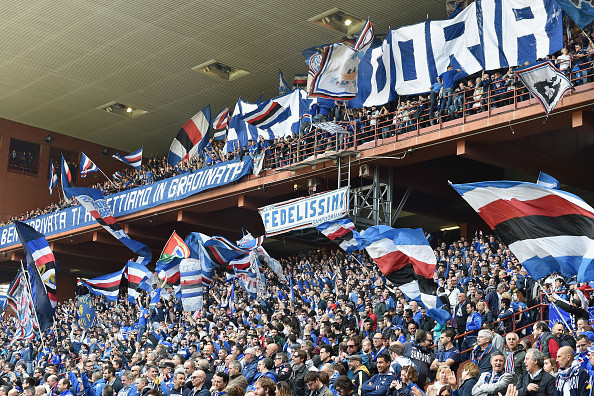 Tifosi Sampdoria @Getty Images Tifosi Sampdoria @Getty Images