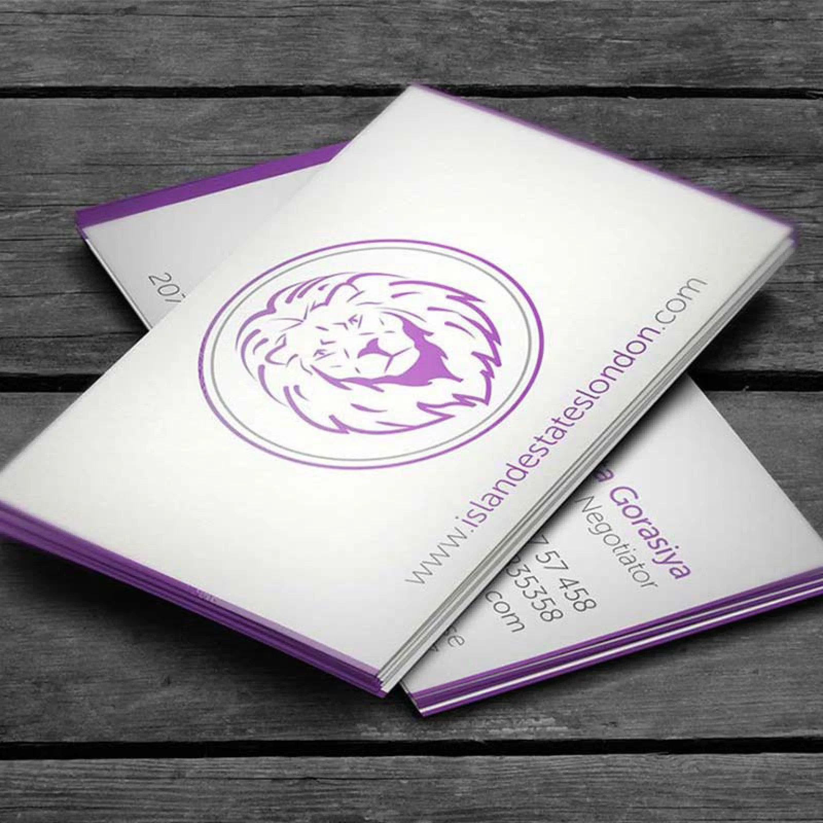 Island Estates Business Cards