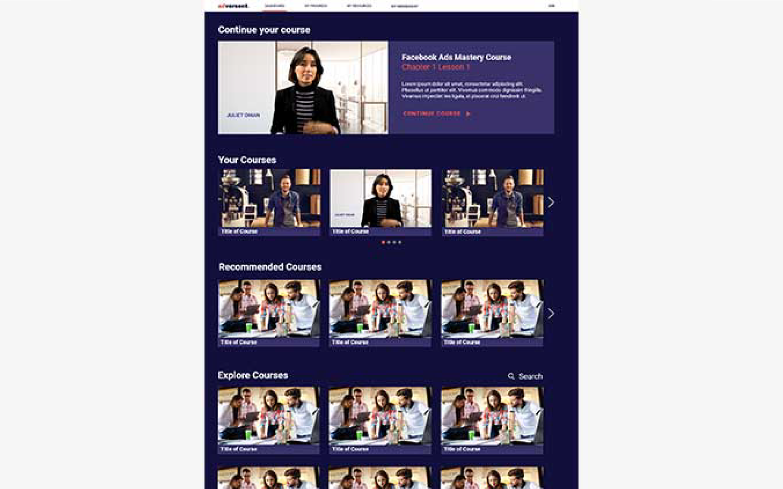 Adversent Dashboard