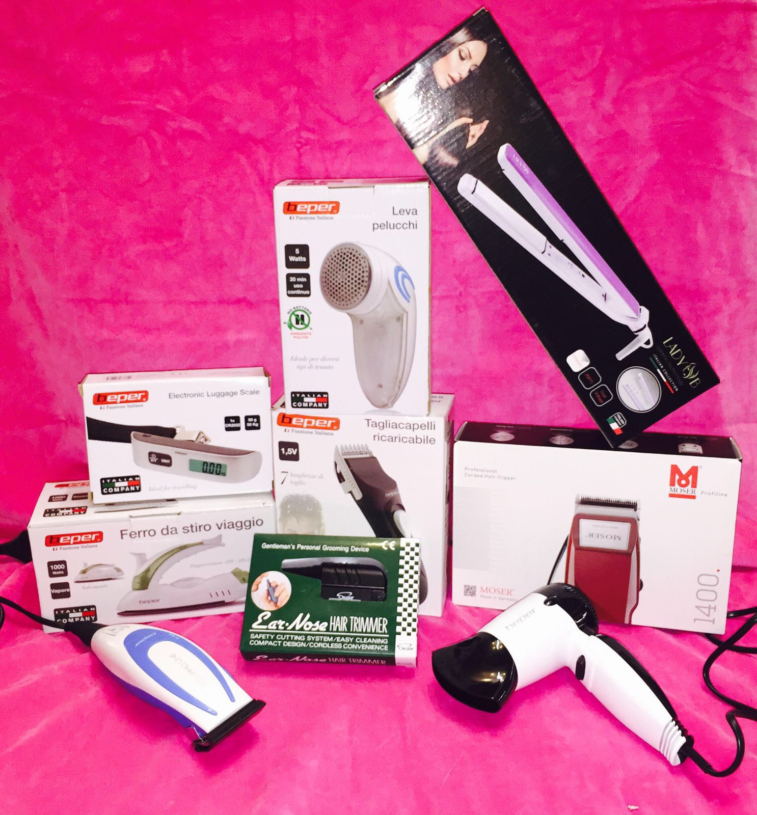tagliacapelli elettrici ,ferro da stiro e phon da viaggio, regolabarba tagliacapelli elettrici, ferro da stiro e phon da viaggio, regolabarba