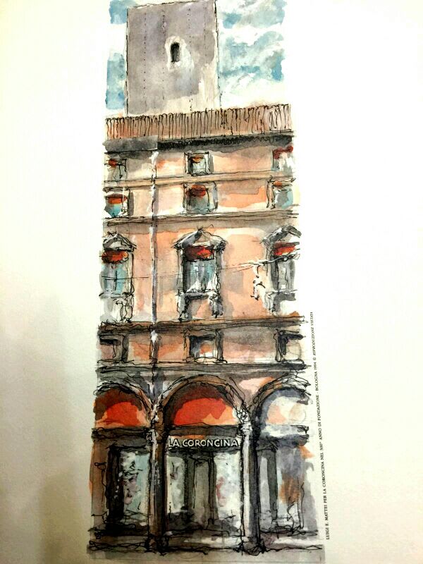 Stampa del pittore Mattei fatta nel 1994 per i 300 anni del negozio Stampa del pittore Mattei fatta nel 1994 per i 300 anni del negozio