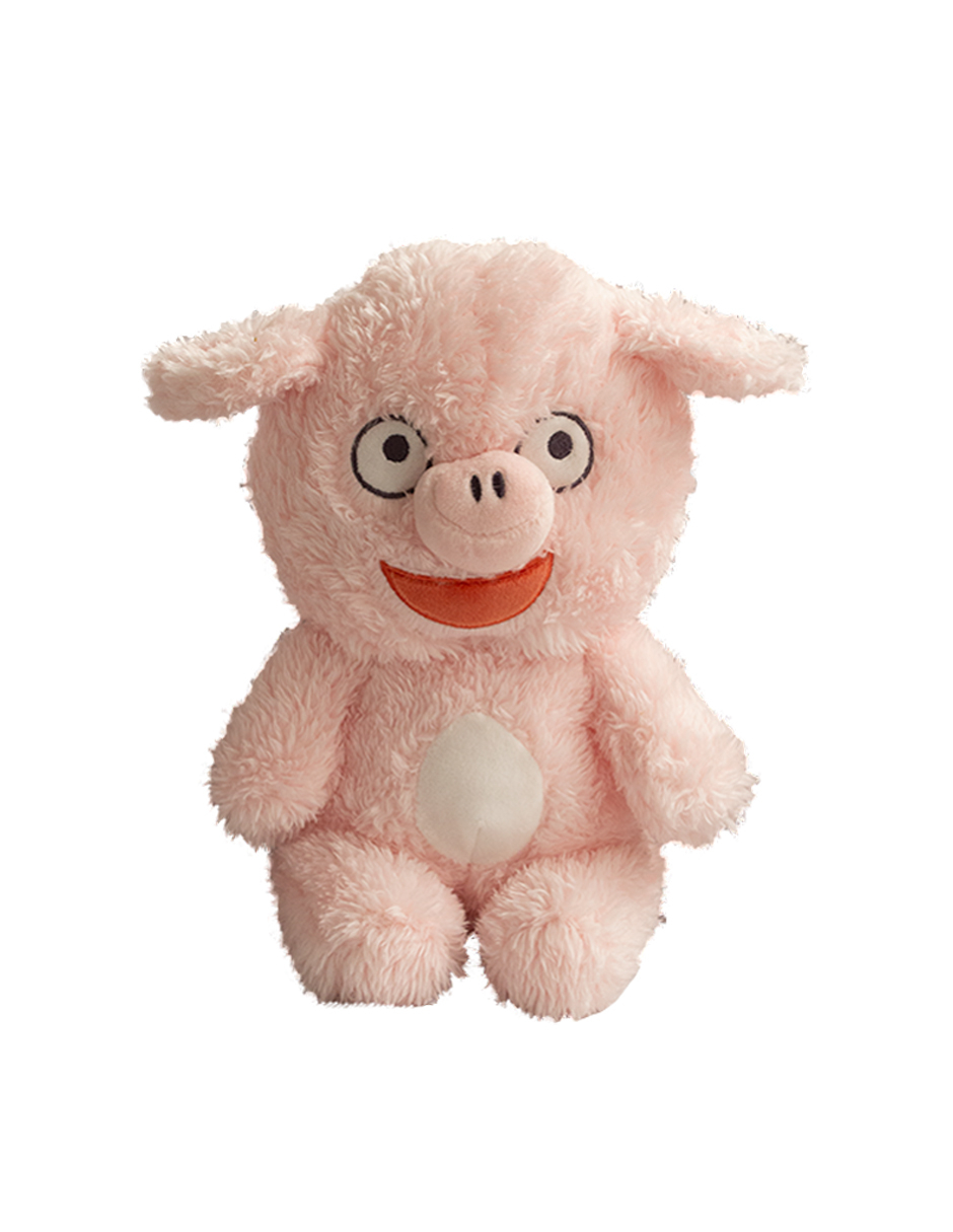 Importadora la Merced Peluches animales Granja de 30cm Compañero de Juego y Siesta (Puerco).