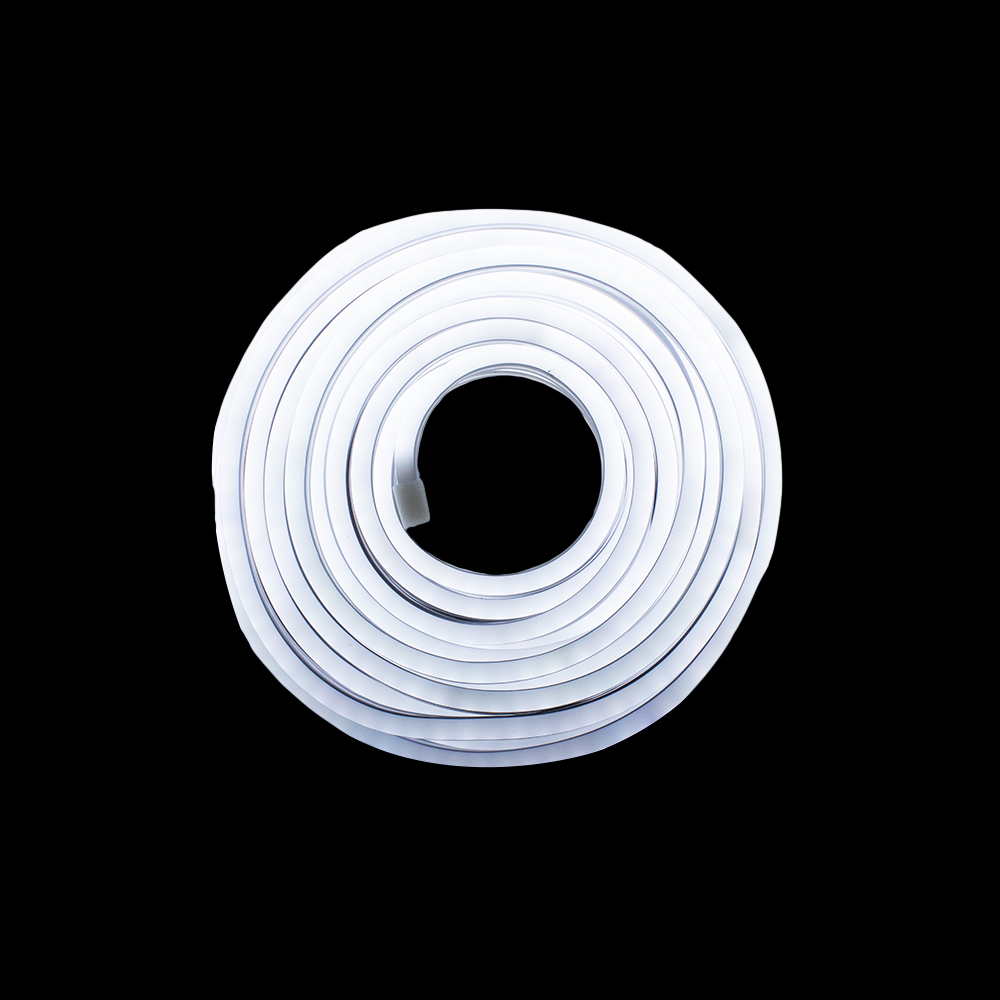 Serie tipo Manguera Luces Tira LED Blanca 10 metros, Luz Blanca cable Flaxible con doble Vista 1060cm, Decoración árboles de Navidad, Luz Navideña, jardines, Bodas, Halloween