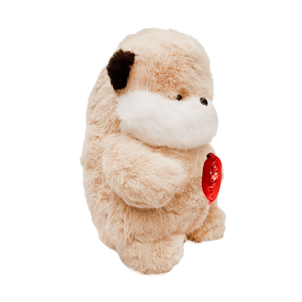 Hermoso Muñeco de Oso con Corazon Hechos a Mano de 36cm, Regalo de San Valentin, 14 de Febrero Te amo Rojo