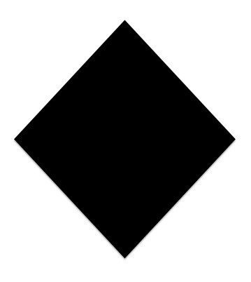 Black Black run symbol