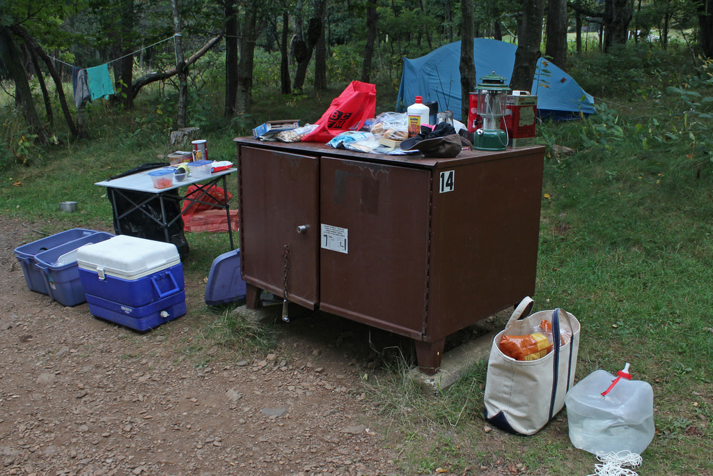 Bear proof storage container Bear proof storage container
