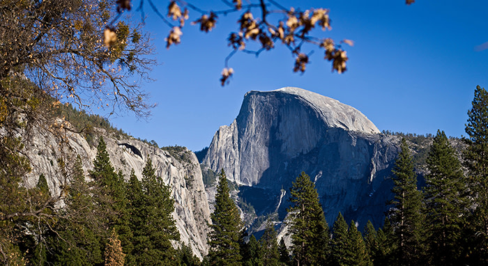 Half Dome from Yosemite Valley Half Dome from Yosemite Valley
