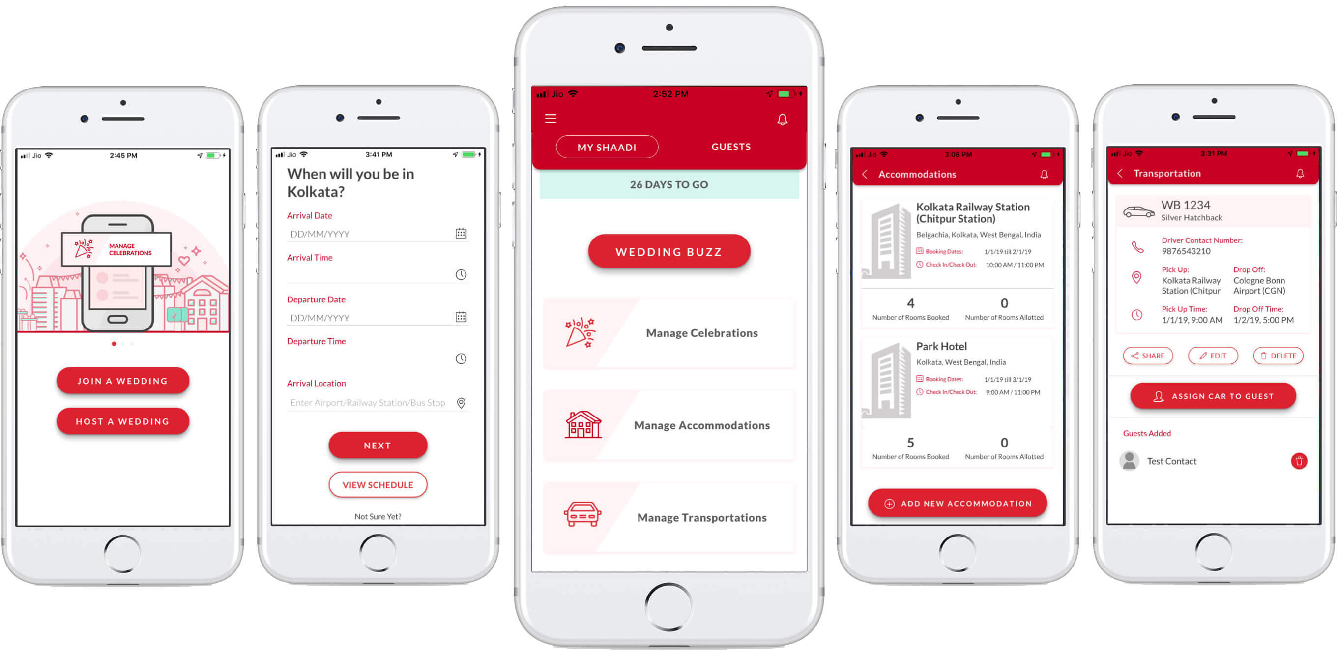 Manage My Shaadi App - Using Ionic v4 2 Manage My Shaadi App Screenshots