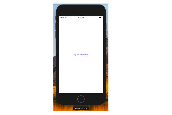 View Native App Screenshot