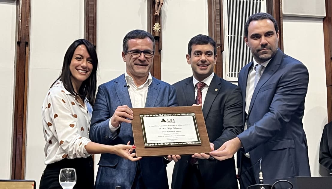 Título de Cidadão Baiano na Assembleia Legislativa. Luigi Rotunno empresário baiano