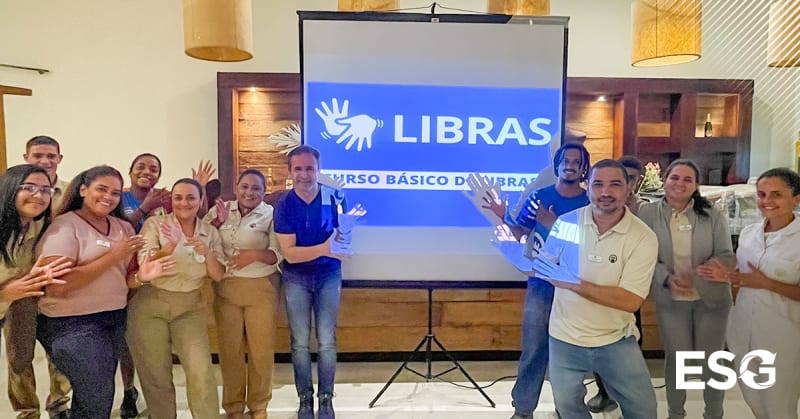 Curso de LIBRAS diversidade e inclusão Luigi Rotunno Resort La Torre