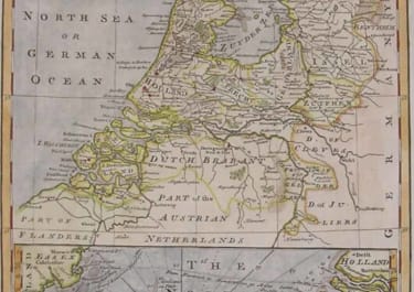 HOLLAND A NEW & ACCURATE MAP OF THE SEVEN UNITED PROVINCES