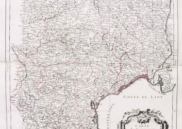 Carte des Gouvernements de Languedoc LANGUEDOC CARTE DES GOUVERNEMENTS DE LANGUEDOC , DE DFOIX ET DE ROUSSILLON
