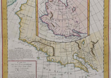 CALIFORNIA CARTE DE LA CALIFORNIE ET DES PAYS NORD OUEST