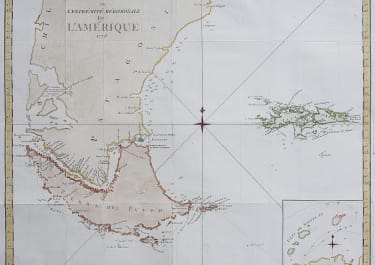 COOK'S VOYAGES  CAPER HORN  FALKLAND ISLANDS