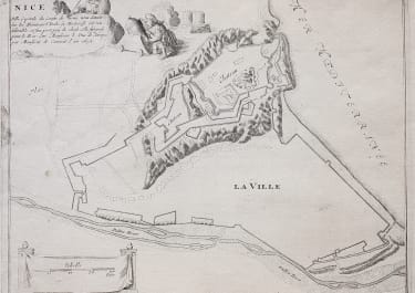 SEVENTEENTH CENTURY PLAN OF NICE