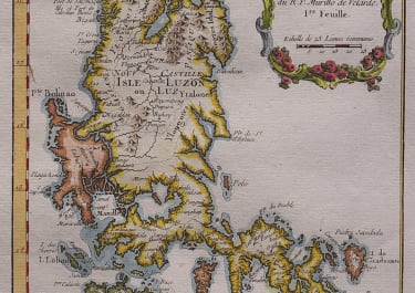 BELLIN'S MAP OF THE PHILIPPINES   MANILLA