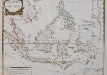 VAUGONDY'S LARGE MAP OF THE EAST INDIES