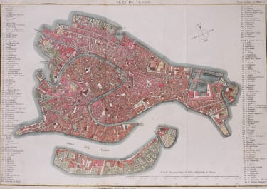 LALANDE PLAN OF VENICE