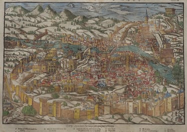 MUNSTER  FOLIO PLAN OF MODERN ROME  1570