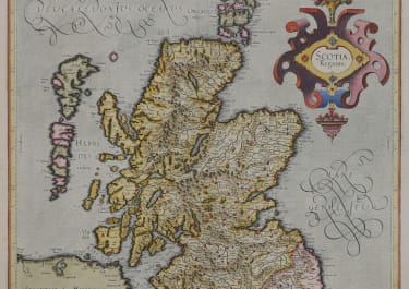 MERCATOR FOLIO MAP OF SCOTLAND