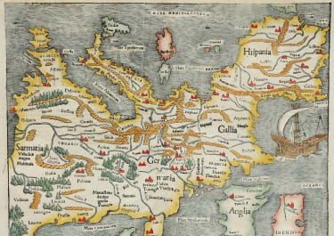 MUNSTER  FIRST EDITION MAP OF MODERN EUROPE 1550