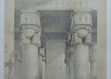 DAVID ROBERTS VIEW FROM UNDER THE PORTICO FULL FOLIO