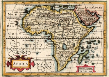 AFRICA CONTINENT MINT BERTIUS 1618