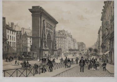 PARIS  GATE ST DENIS   CHARPENTIER PARIS DANS SA SPLENDEUR  1861