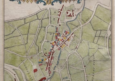 SCARCE MAP OF HOLBURN CLERKENWELL AND RARE DEPICTION OF ISLINGTON