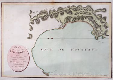 MONTEREY  THE BAY OF MONTEREY  BY DE LA PEROUSE