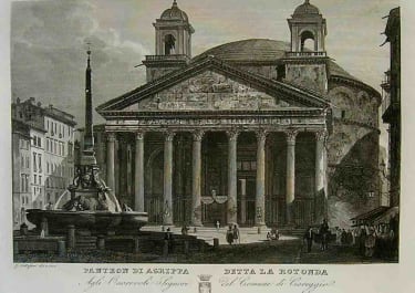 ROME THE PANTHEON PANTEON DI AGRIPPA