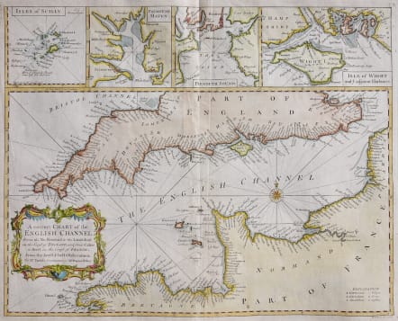 english channel map