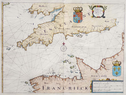 english channel map