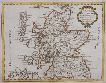 NOLIN'S MAP OF SCOTLAND 1791 || Michael Jennings Antique Maps and Prints