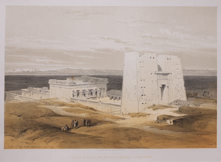 TEMPLE OF EDFOU ANCIENT APOLLINOPOLIS BY DAVID ROBERTS || Michael ...