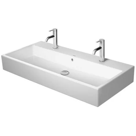 Duravit Vero Air Möbelwaschtisch mit 2 x 1 Hahnloch 100 x 47 cm, ohne Überlauf