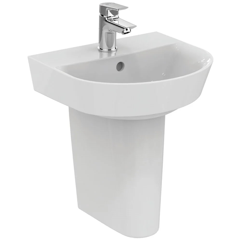 Ideal Standard Connect Air Handwaschbecken 40 cm, mit 1 Hahnloch, mit Überlauf