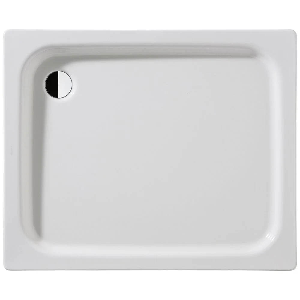 Kaldewei Duschplan 419-1 Duschwanne 90 x 110 x 6,5 cm mit Perl-Effekt