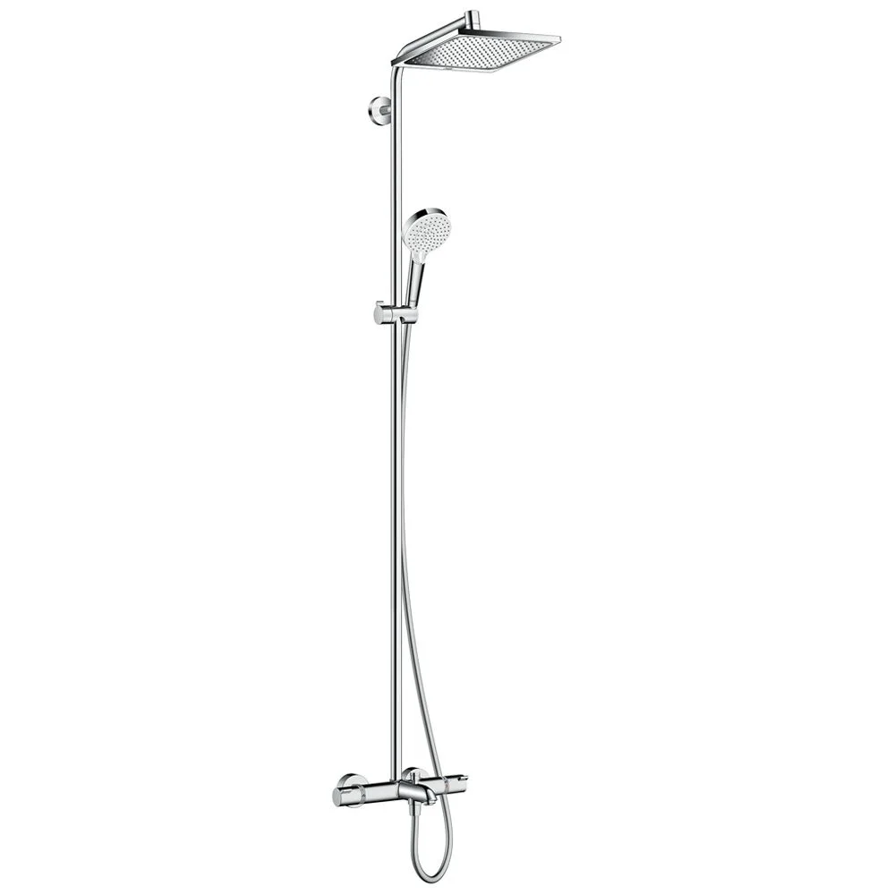 hansgrohe Crometta E 240 1jet Showerpipe Wanne